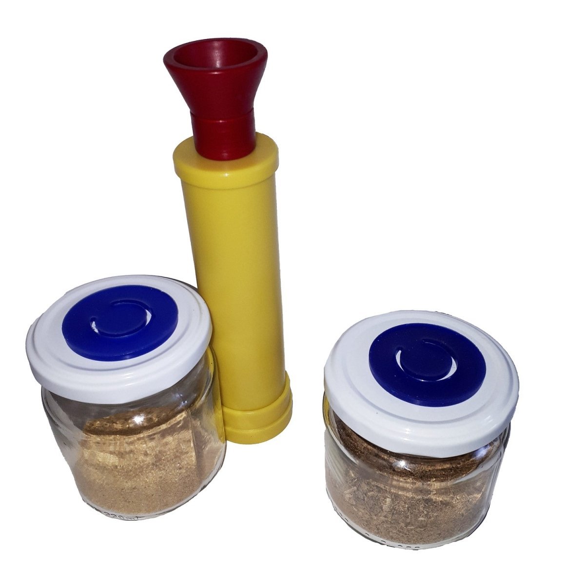 Manual Vacuum Pump for Airtight Spice Containers - Seal The Jar