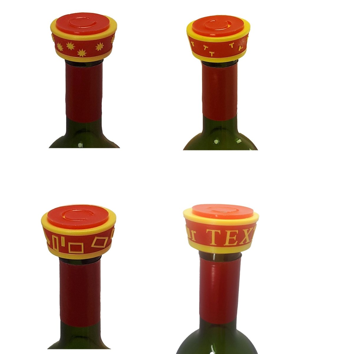 Patternable and Personalizable Wine Bottle Vacuum Stopper - Seal The Jar